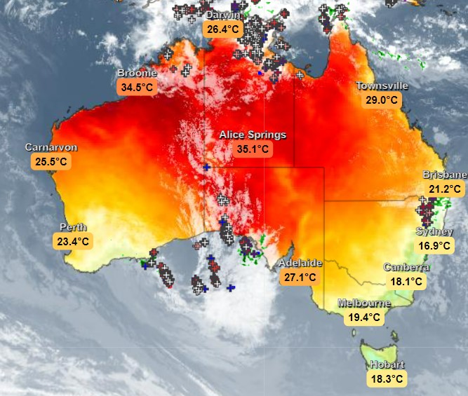 sydney radar map