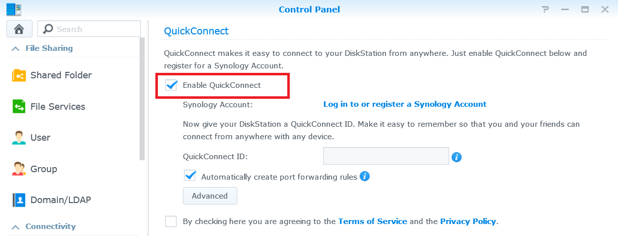 synology quickconnect