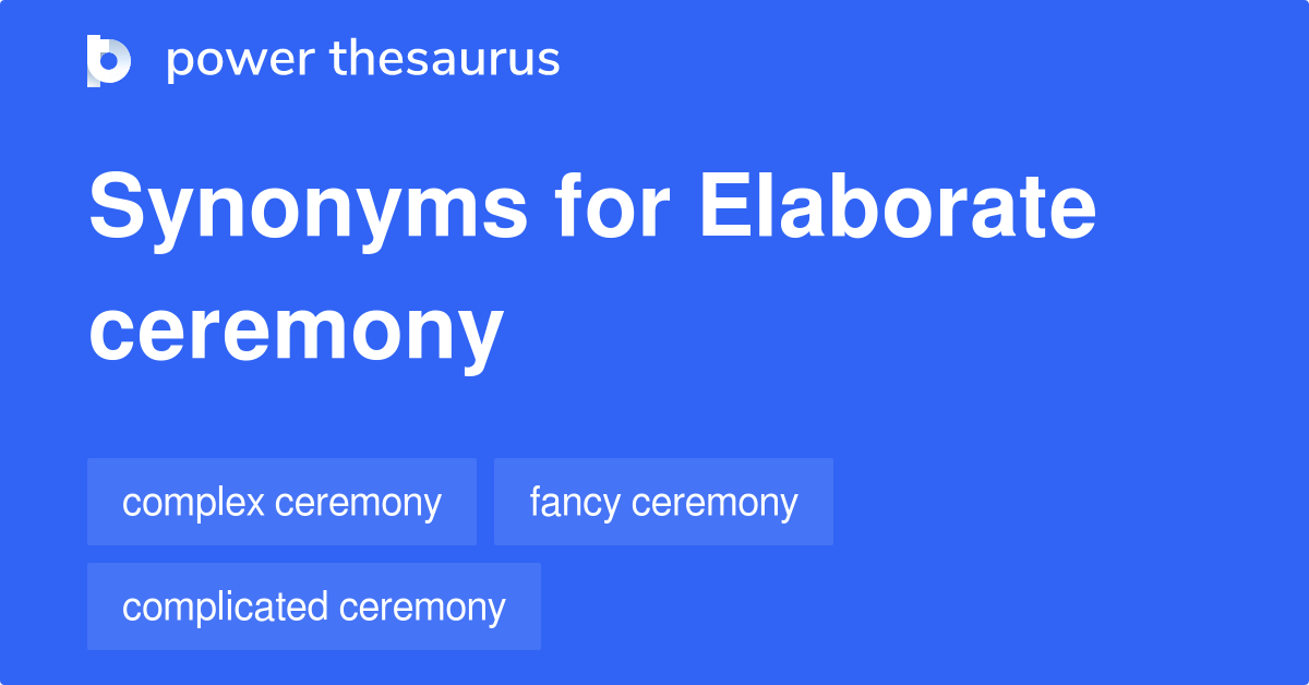 synonym elaborate