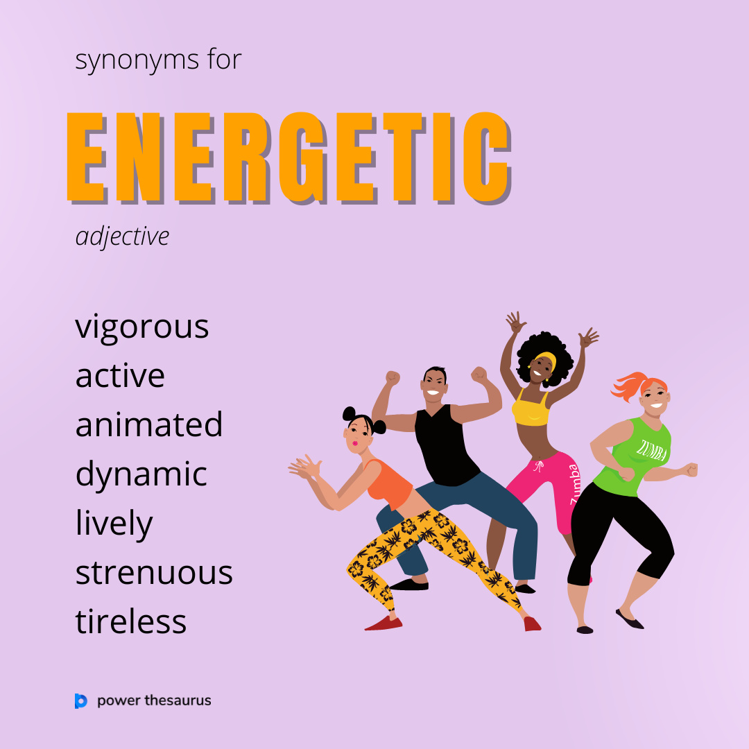 synonym energetic