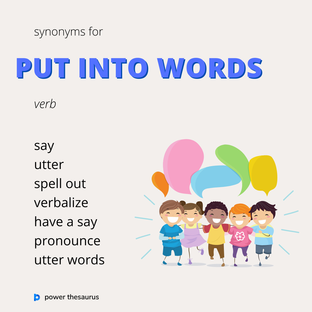 synonym for put into