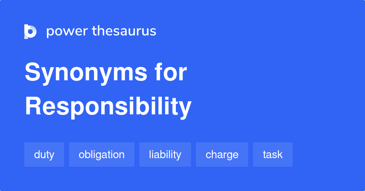 synonym for responsible