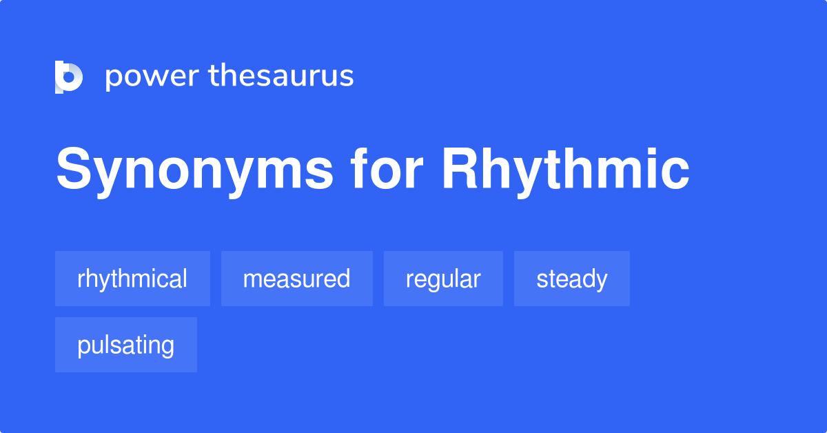 synonym rhythmic