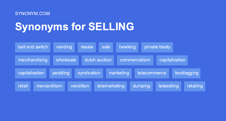 synonym selling