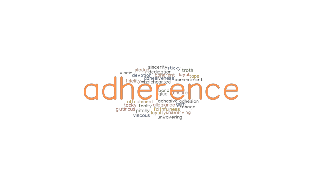 synonyms adherence