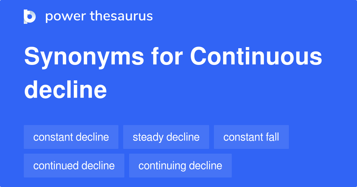 synonyms for decline