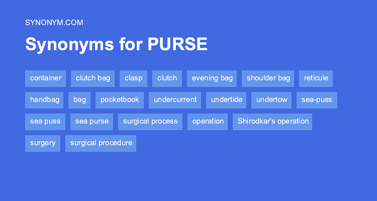 synonyms of purse