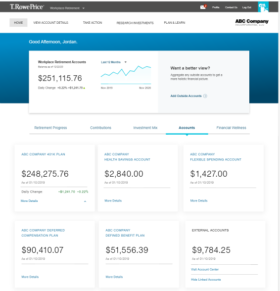 t. rowe price login