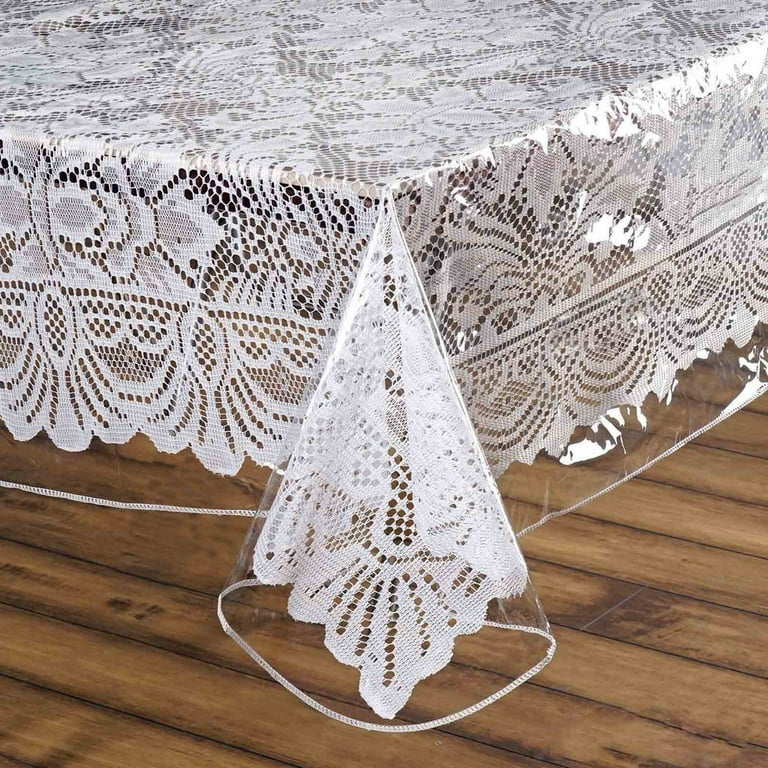 tablecloth plastic clear