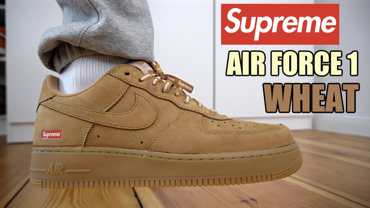 tan supreme air force 1