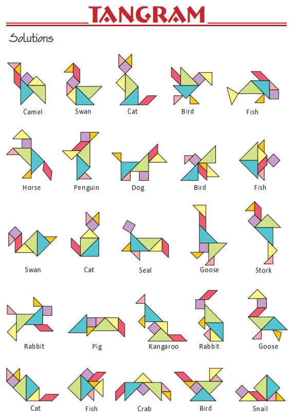 tangram animales