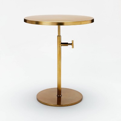 target gold side table