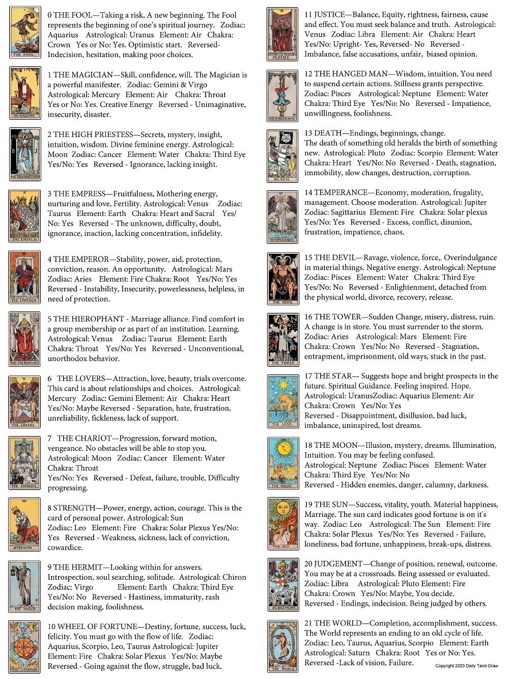 tarot pdf