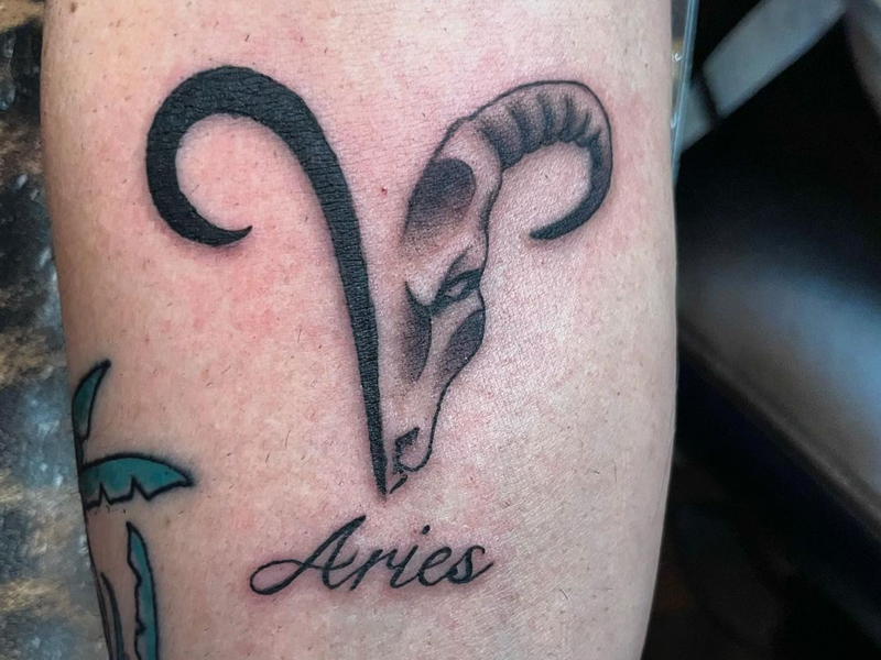 tattoo zodiac aries