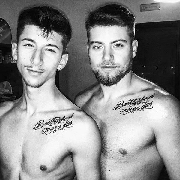 tattooed brothers