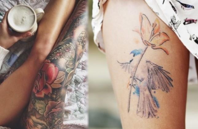 tatuajes para mujeres en la pierna abajo