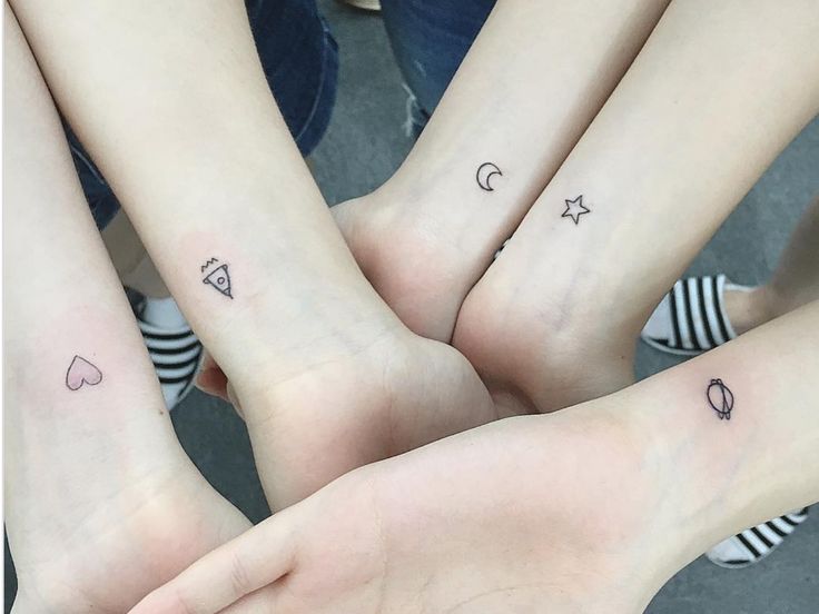 tatuajes pequeños de amistad