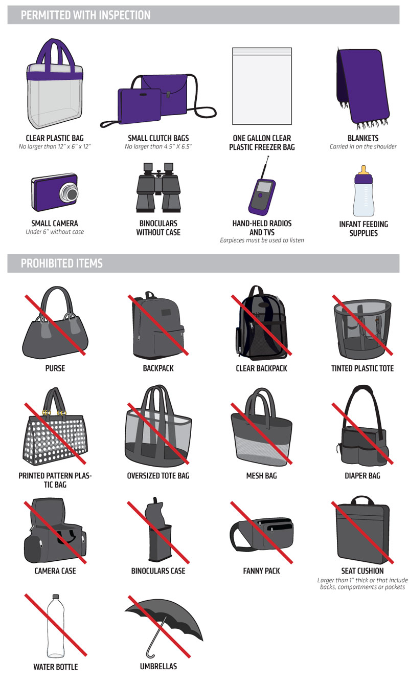 tcf bank stadium bag policy