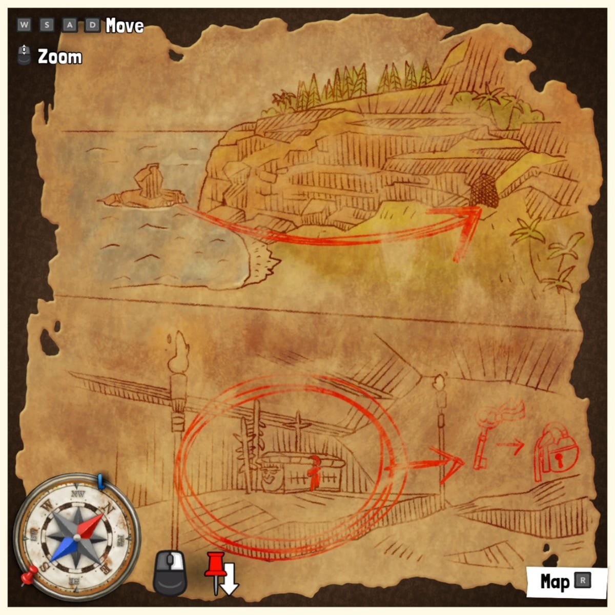 tchia treasure map