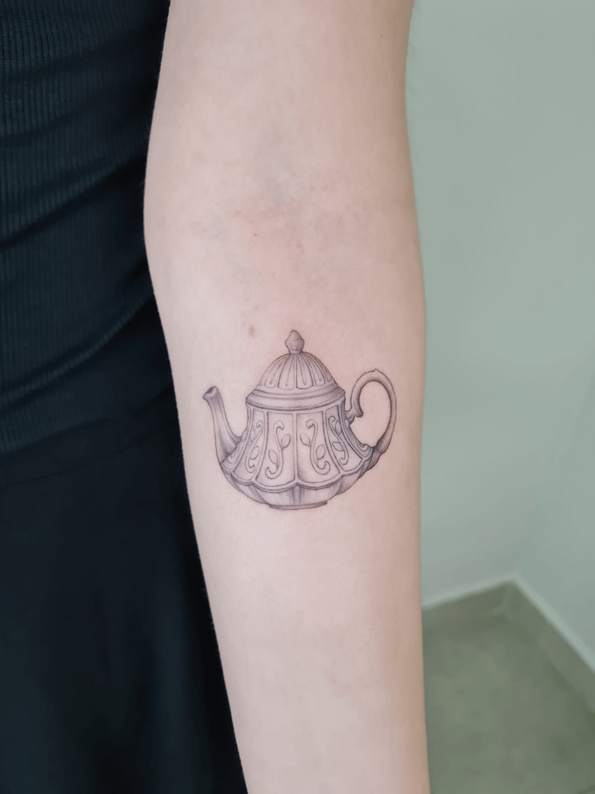 tea pot tattoo