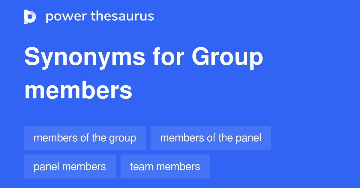 team member thesaurus