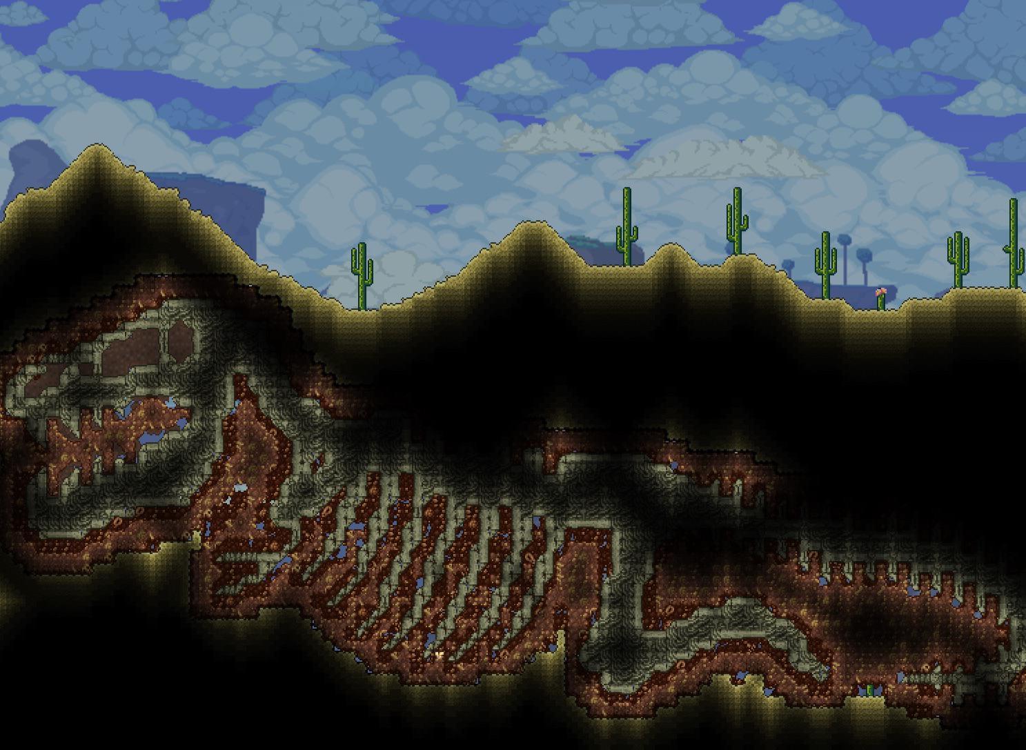 terraria desert fossil