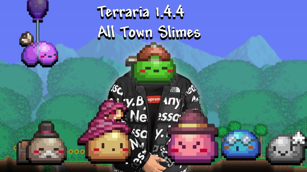 terraria town slimes