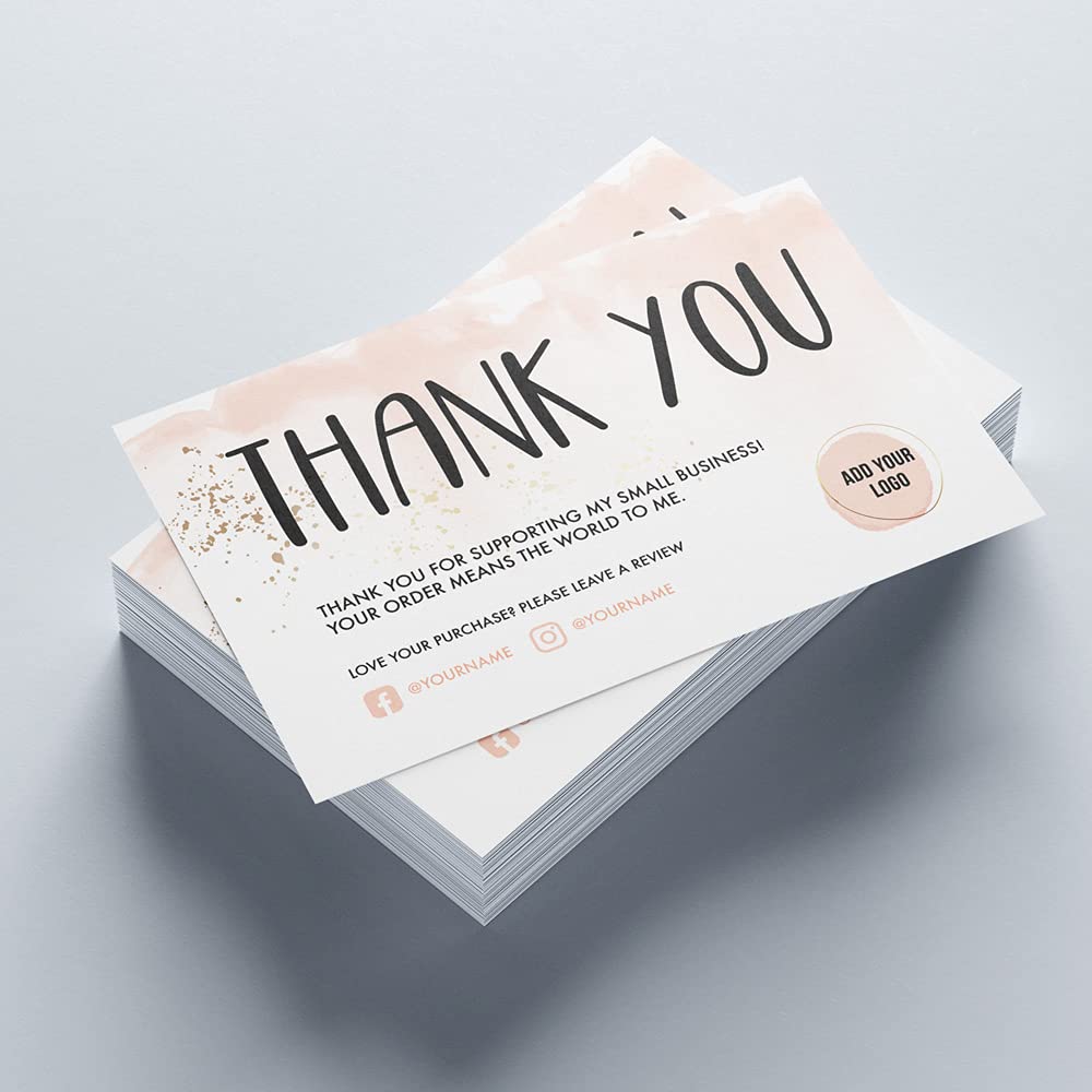 thank you for your purchase cards