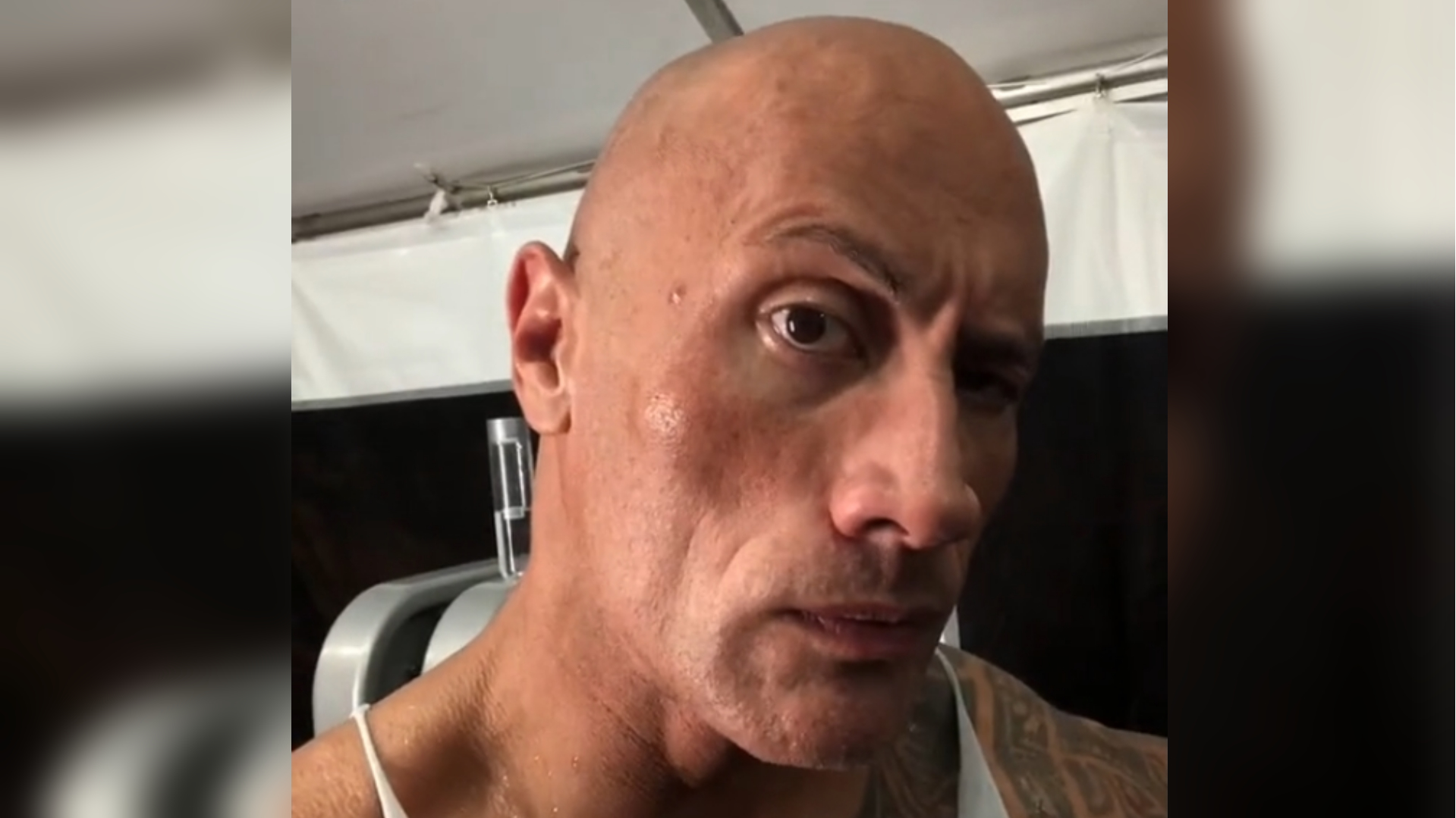 the rock raised eyebrow