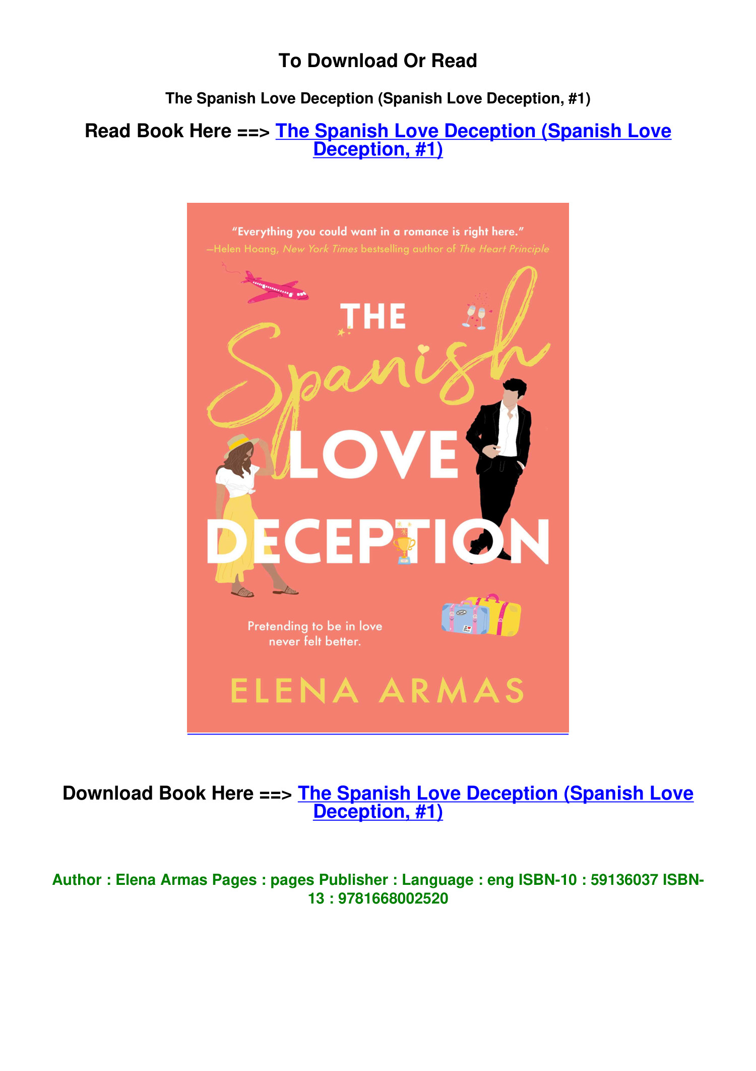 the spanish love deception pdf