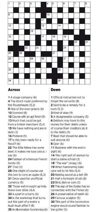 the telegraph cryptic crossword