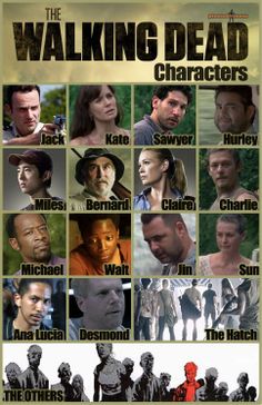 the walking dead characters season 1