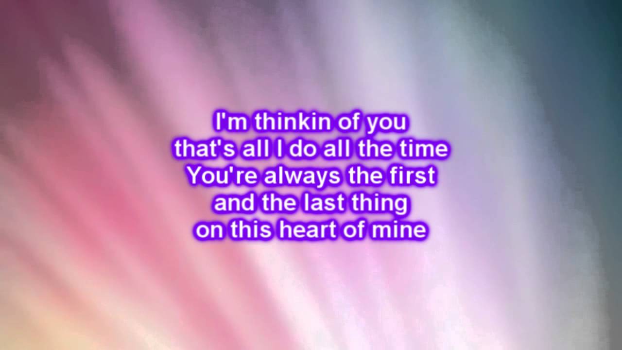 thinking of you lyrics