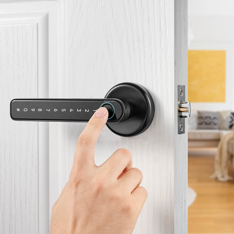 thumbprint door knob