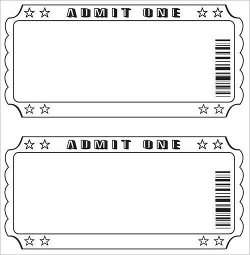 ticket template free