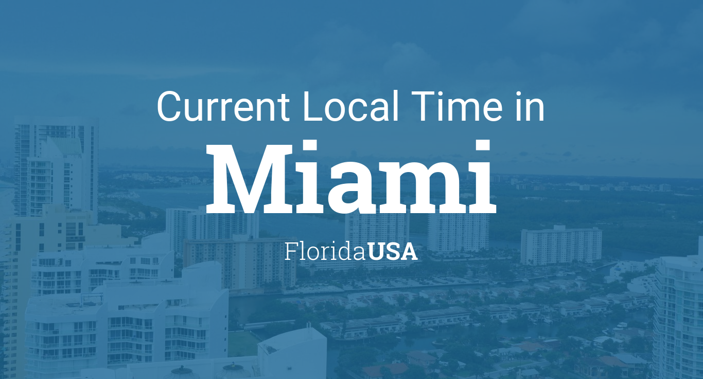 time zone for miami florida