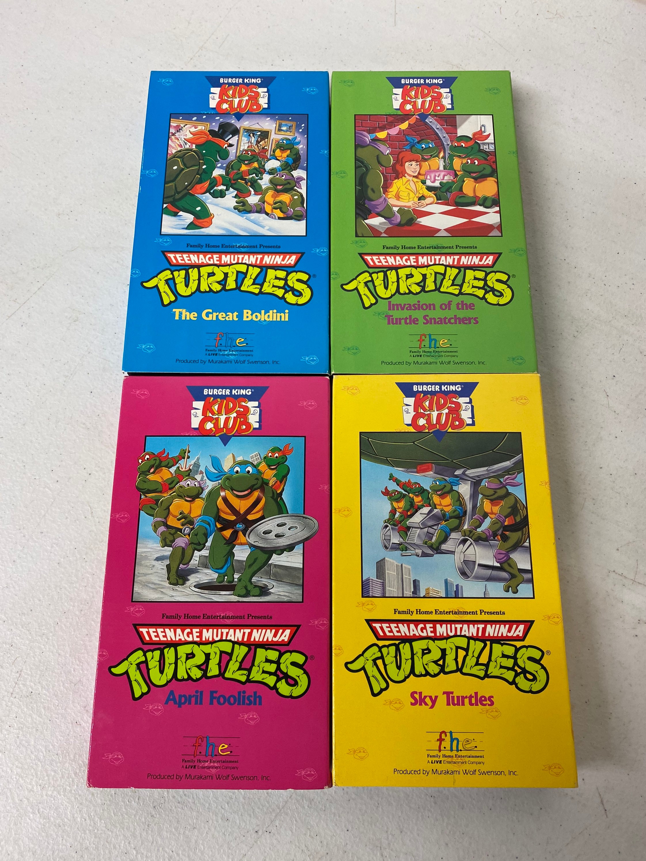 tmnt burger king vhs