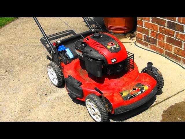 toro lawn mower starts then dies