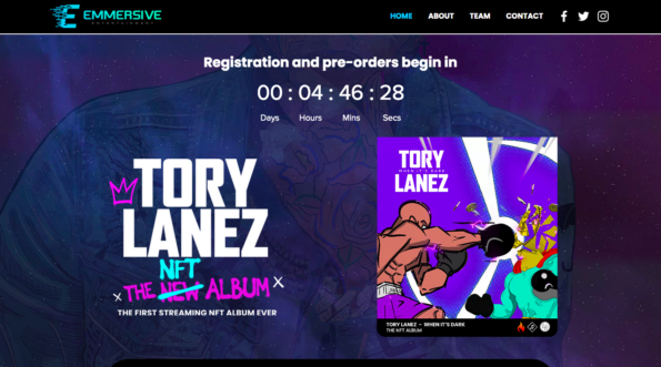 tory lanez nft album value