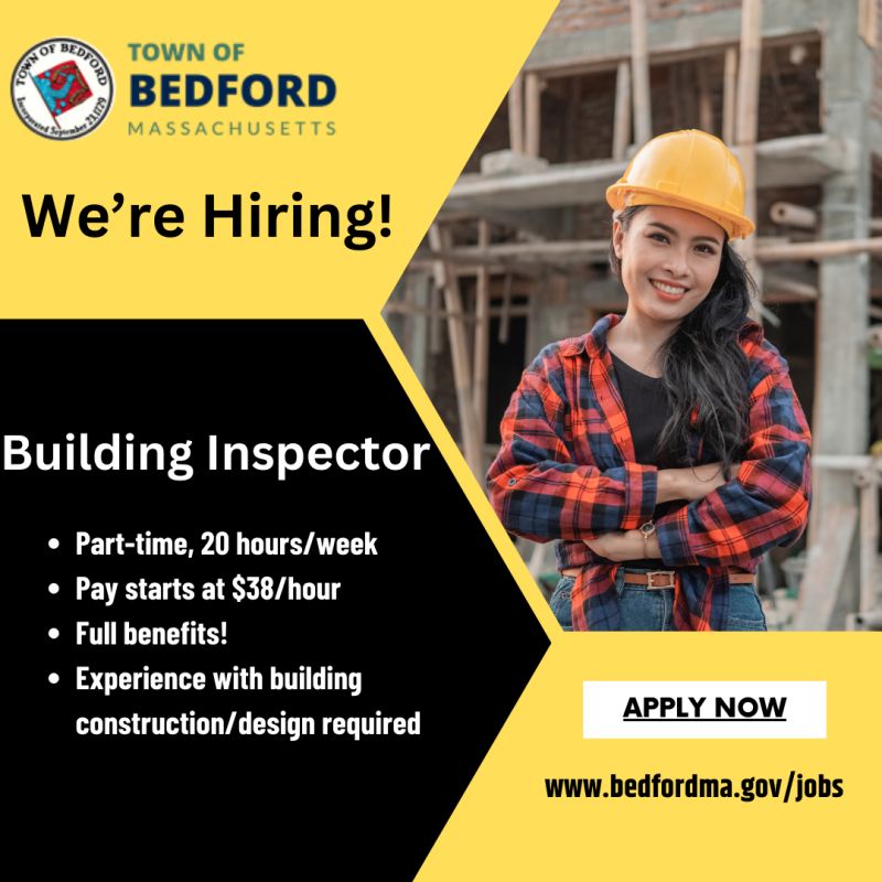 town of bedford ma jobs