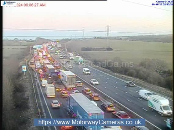 traffic update m1 northbound