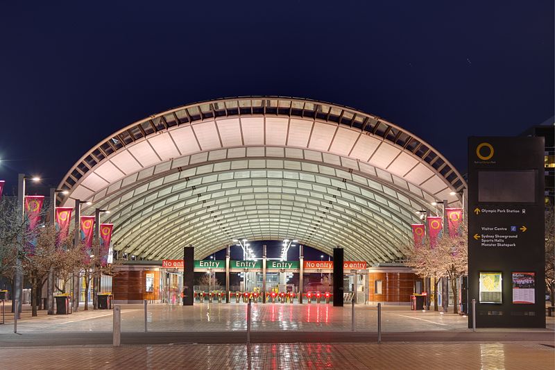 train central station to olympic park