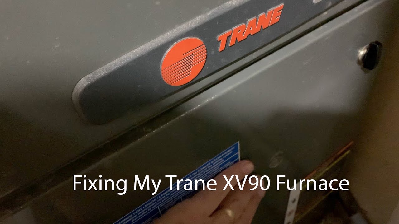 trane furnace blinking red light