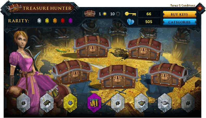 treasure hunter rs3