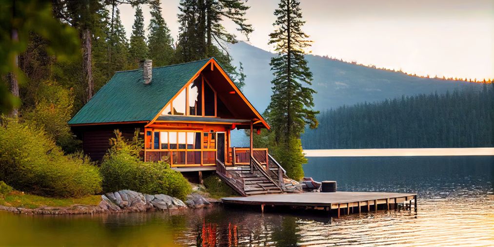 très petit chalet à vendre en estrie