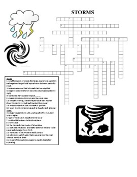 tropical storm crossword clue