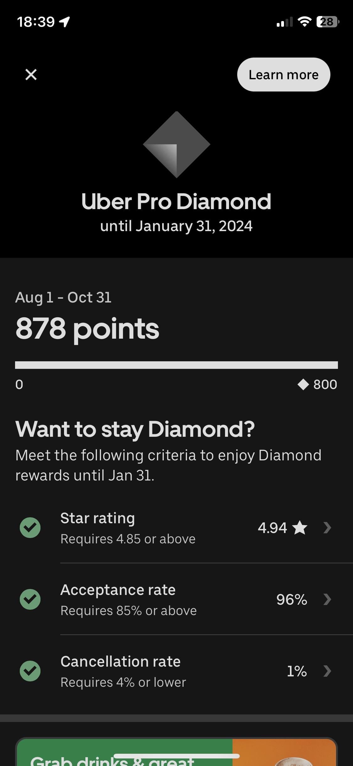 uber eats pro diamond