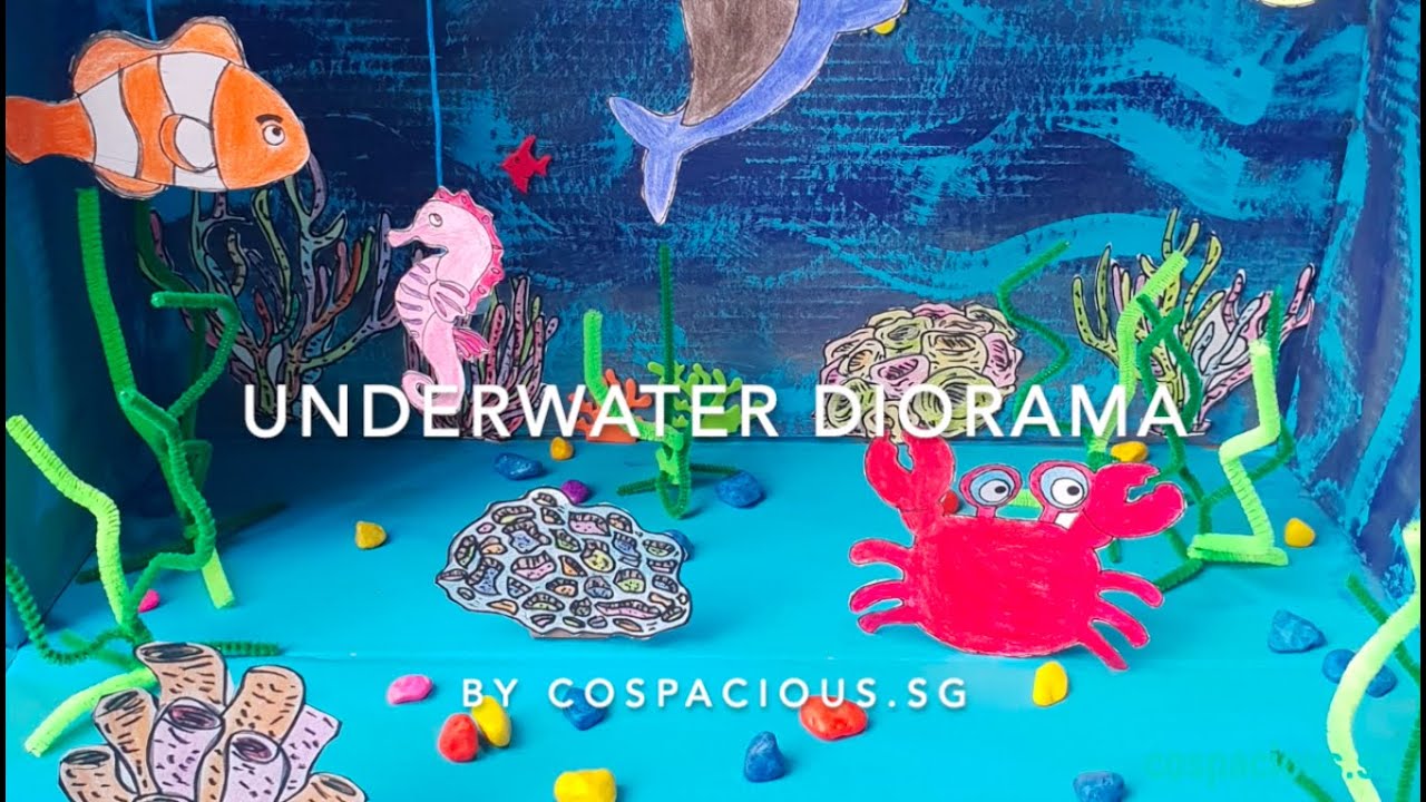 under the sea diorama