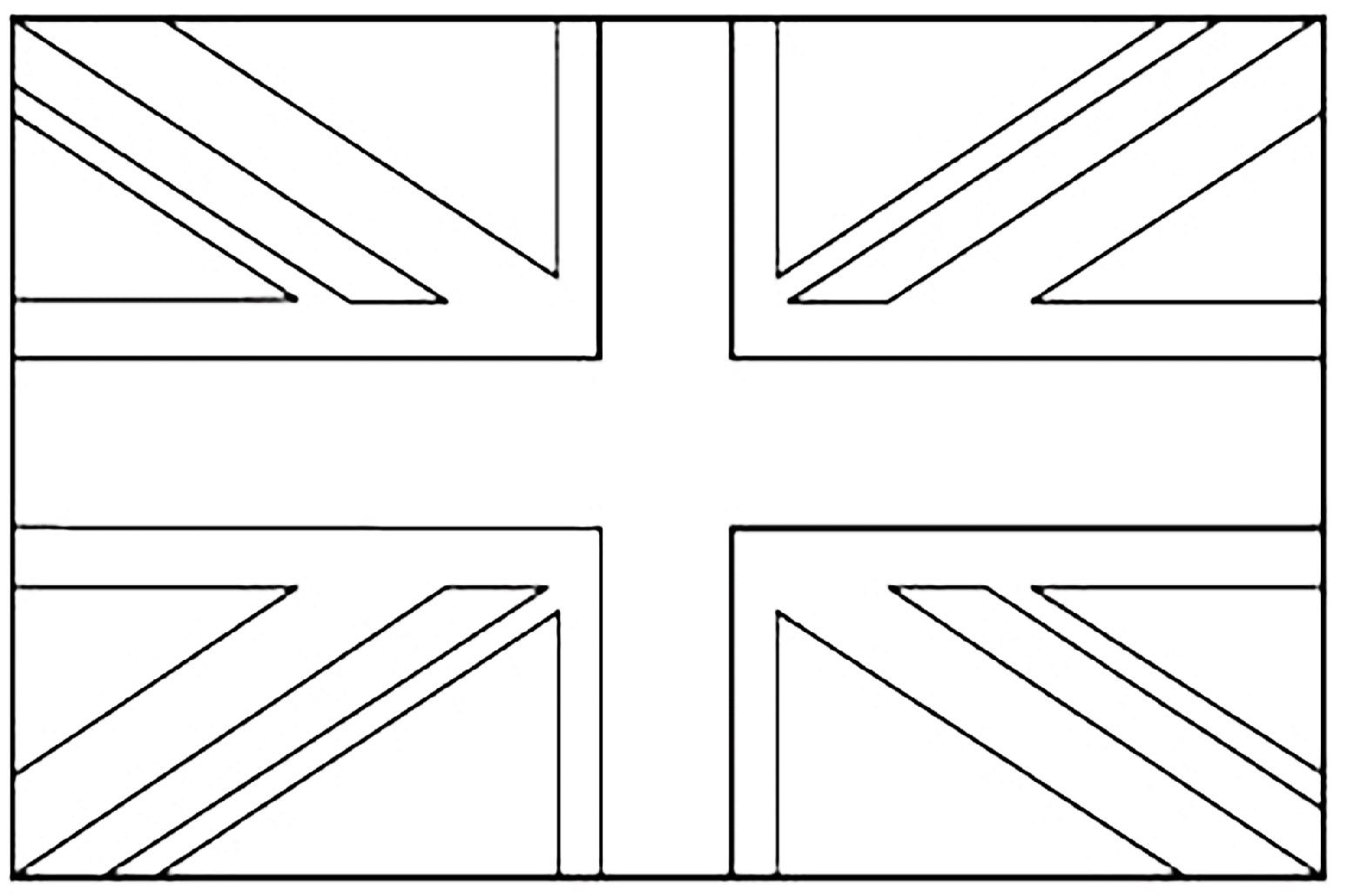 union jack coloring page