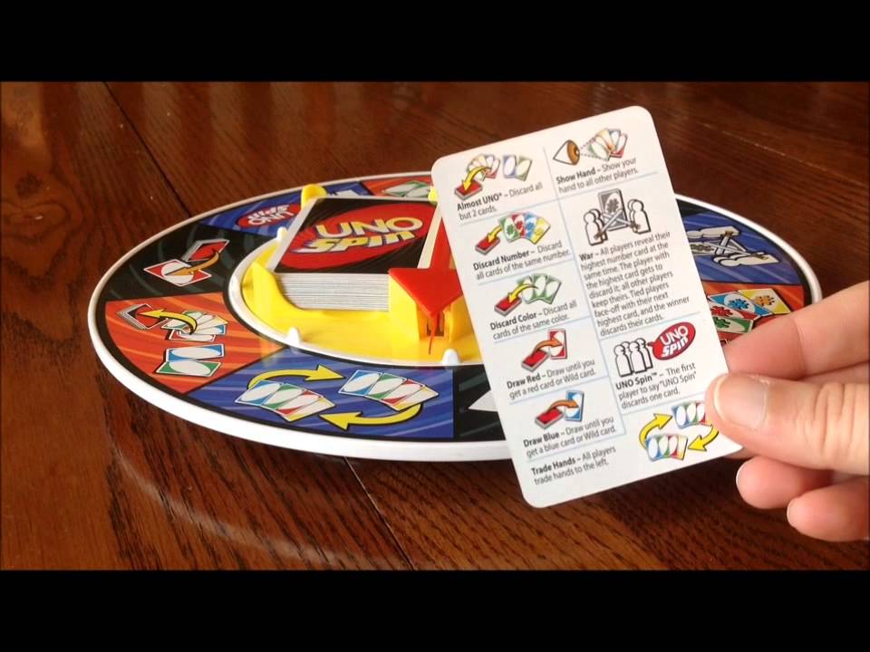 uno spin card game